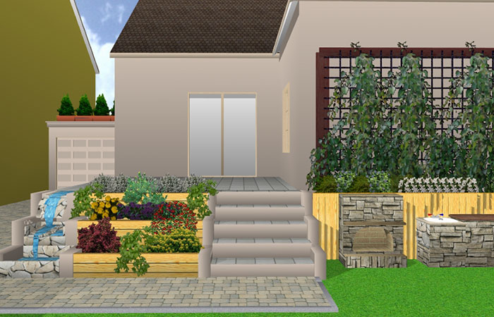 Kerttervezés, kerttervező kecskemét kép